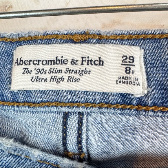 Abercrombie & Fitch | The 90s Slim Straight Ultra High Rise Jean, 29 - Picture 7 of 13
